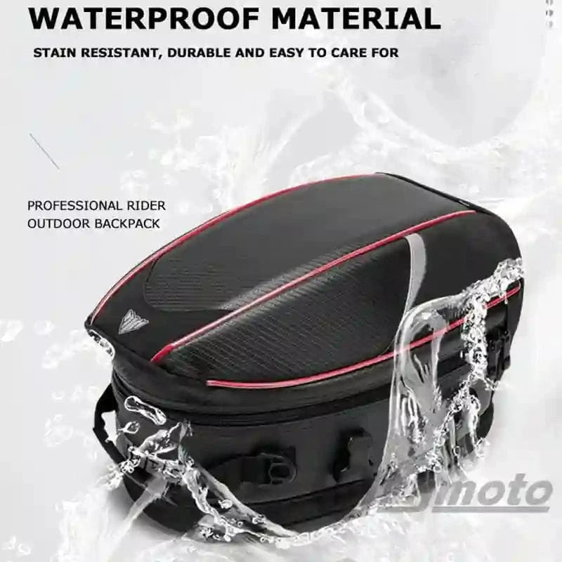 Motorcycle Back Seat Bag Waterproof Large Capacity Motorcycle Tail Bag Universal Motorbike Travel Luggage Saddle Bag - ICE SUNSEY