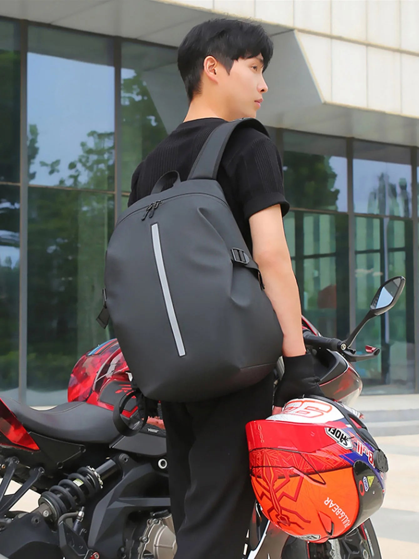 Waterproof motorcycle backpack - ICE SUNSEY