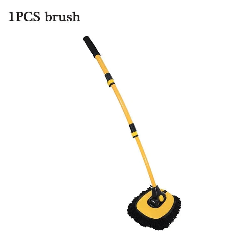 LEIBOO Super‑Absorbent Telescopic Car Wash Brush – Adjustable 55–120 cm Handle, Scratch‑Free Detailing Mop - ICE SUNSEY