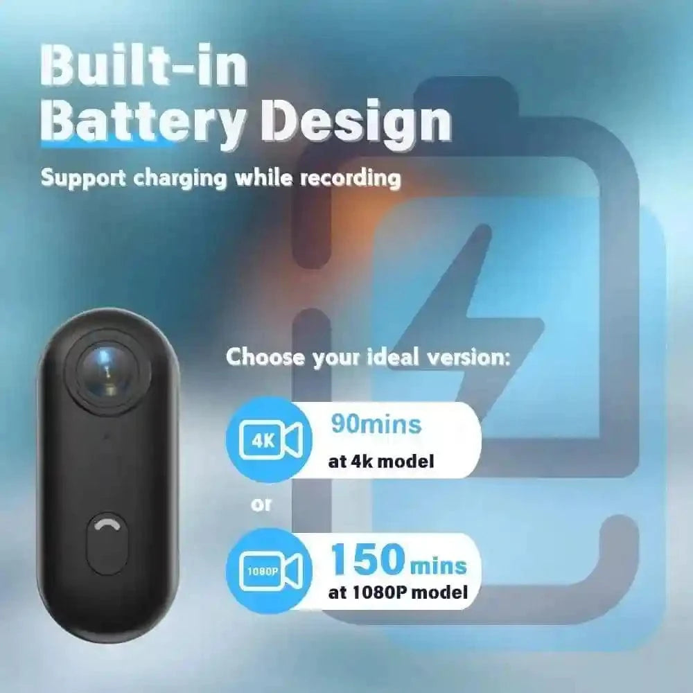 4K HD Mini Vlog Camera with WiFi - ICE SUNSEY