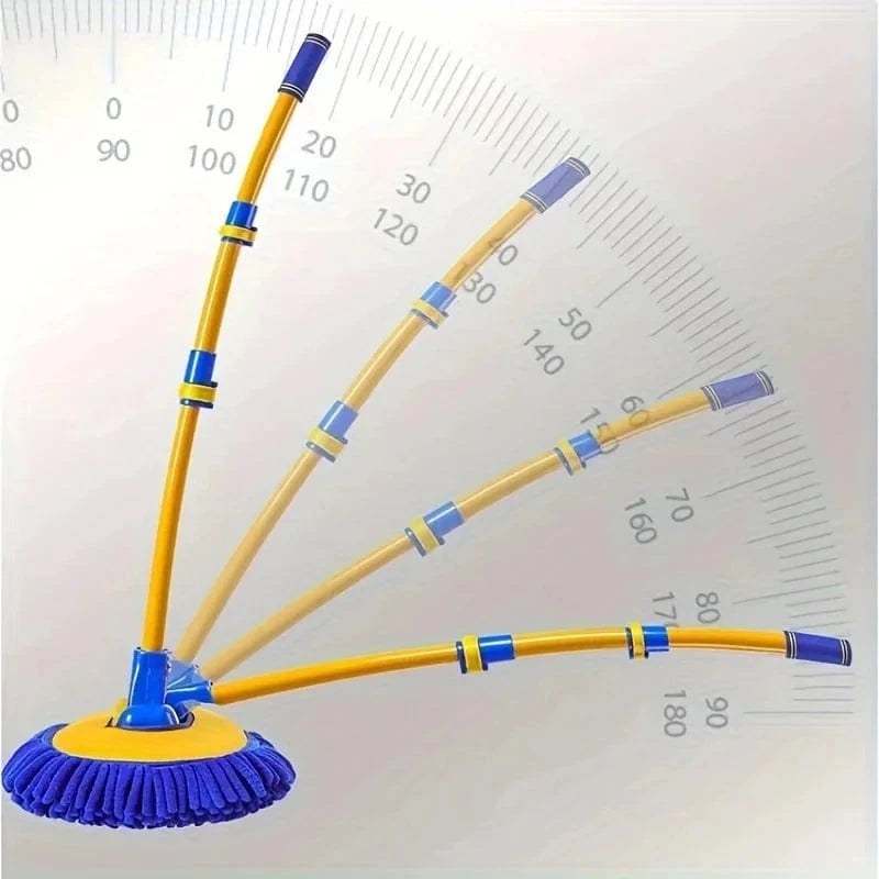 LEIBOO Super‑Absorbent Telescopic Car Wash Brush – Adjustable 55–120 cm Handle, Scratch‑Free Detailing Mop - ICE SUNSEY
