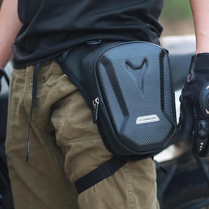 Motorcycle Leg Bag with Hard Shell - ICE SUNSEY