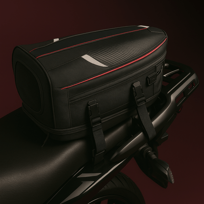 Motorcycle Back Seat Bag Waterproof Large Capacity Motorcycle Tail Bag Universal Motorbike Travel Luggage Saddle Bag - ICE SUNSEY