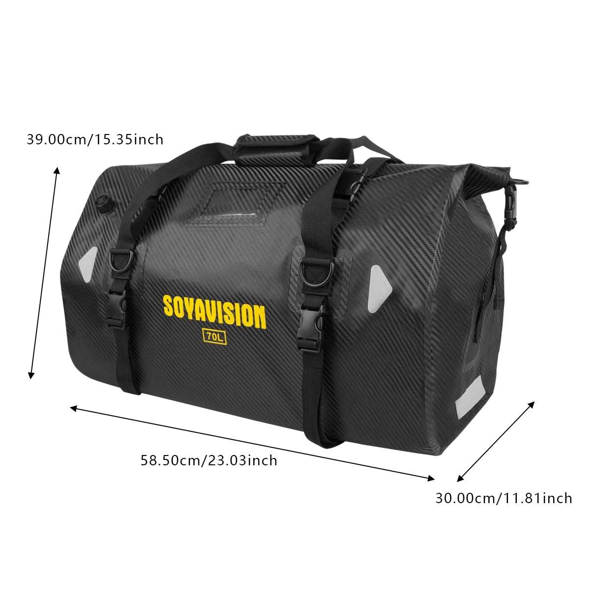 Waterproof Motorcycle Bag – Ultra‑Durable Reflective - ICE SUNSEY