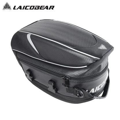 Motorcycle Back Seat Bag Waterproof Large Capacity Motorcycle Tail Bag Universal Motorbike Travel Luggage Saddle Bag - ICE SUNSEY