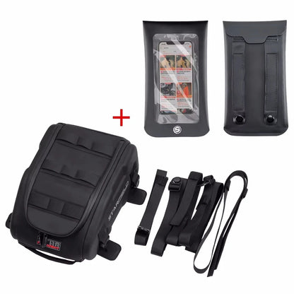 SFK Magnetic Motorcycle Tank & Tail Bag – Waterproof Rain Cover, Reflective Safety - ICE SUNSEY