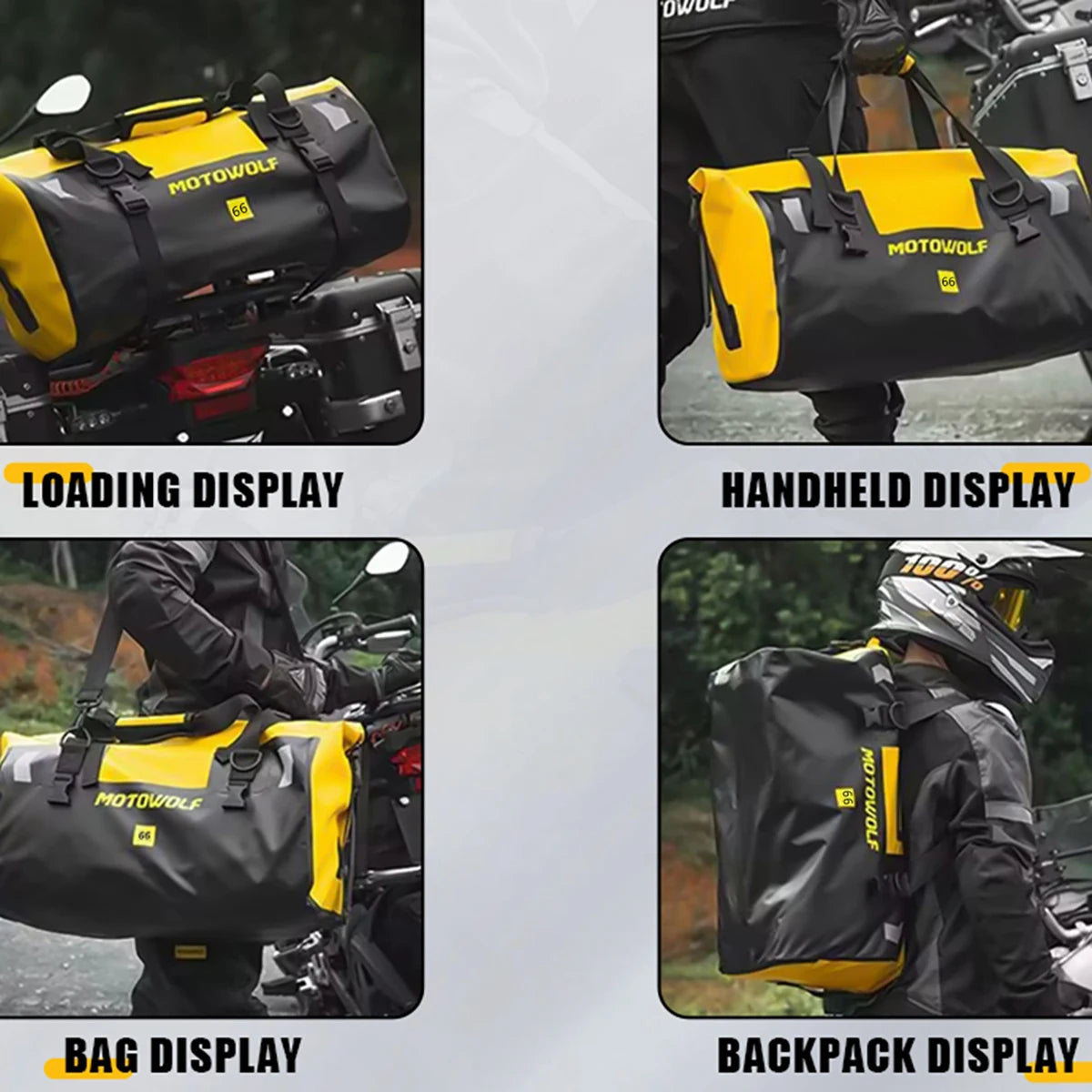 Waterproof Motorcycle Bag – Ultra‑Durable Reflective - ICE SUNSEY