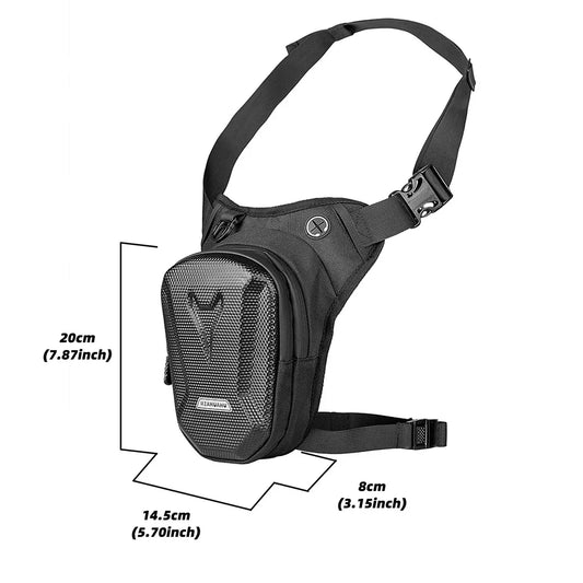 Motorcycle Leg Bag with Hard Shell - ICE SUNSEY