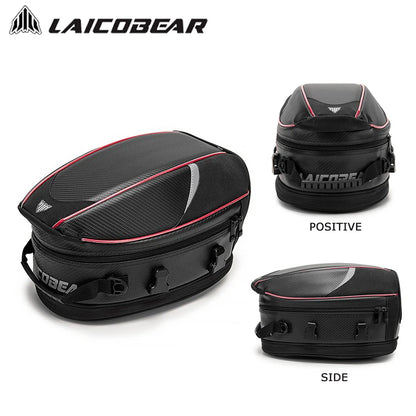 Motorcycle Back Seat Bag Waterproof Large Capacity Motorcycle Tail Bag Universal Motorbike Travel Luggage Saddle Bag - ICE SUNSEY